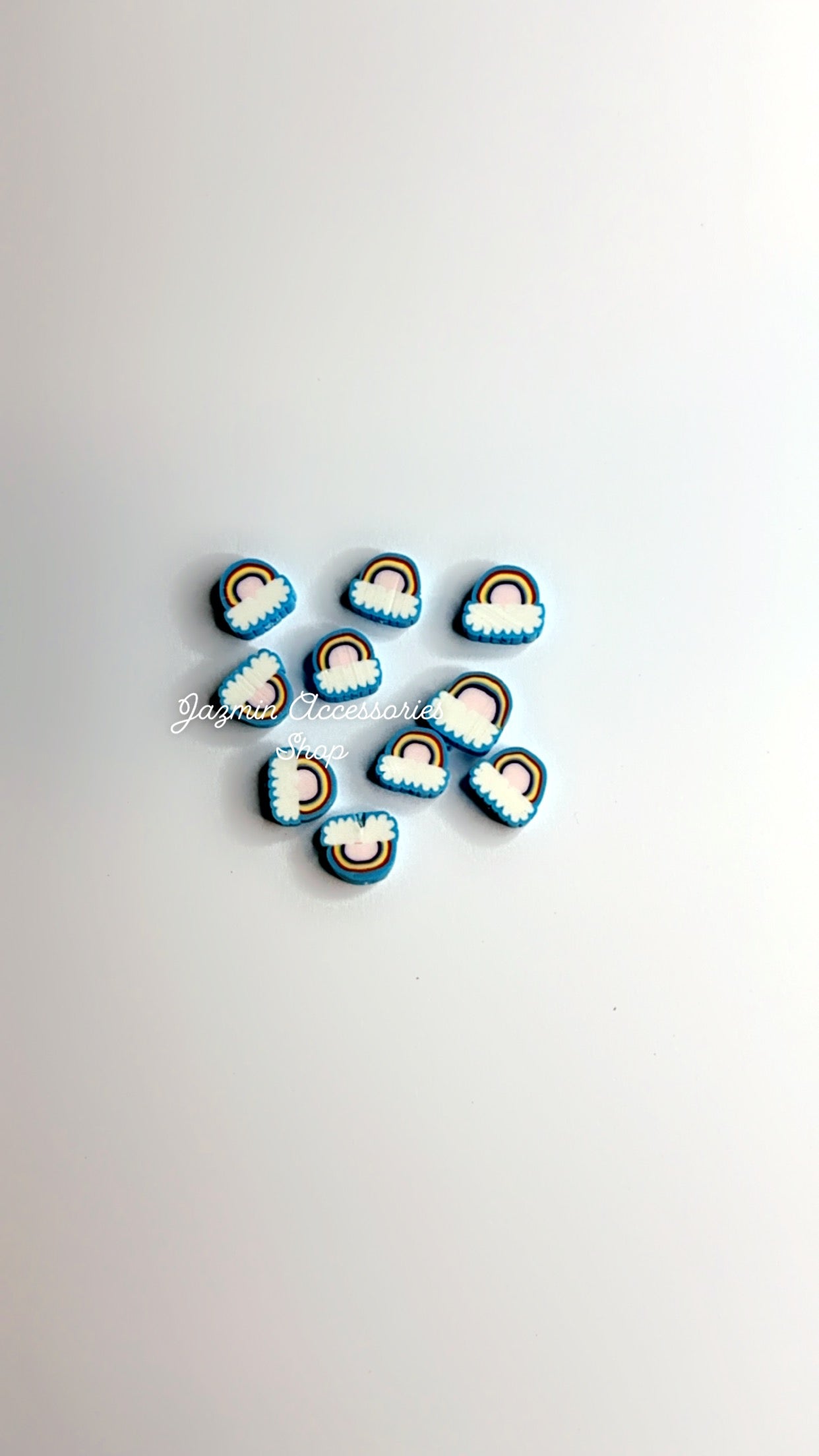 Nubes ☁️ polymer clay 10 pcs.