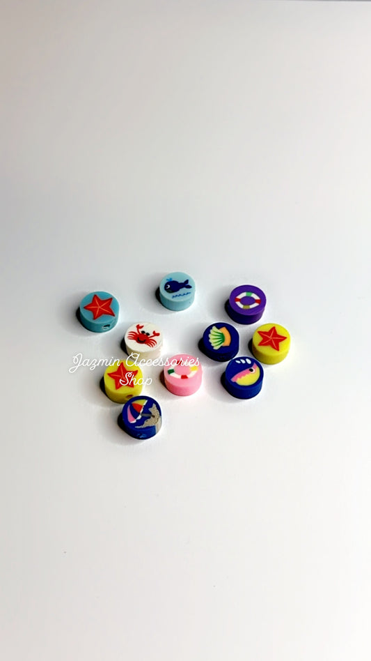 Mar polymer clay 10 pcs.