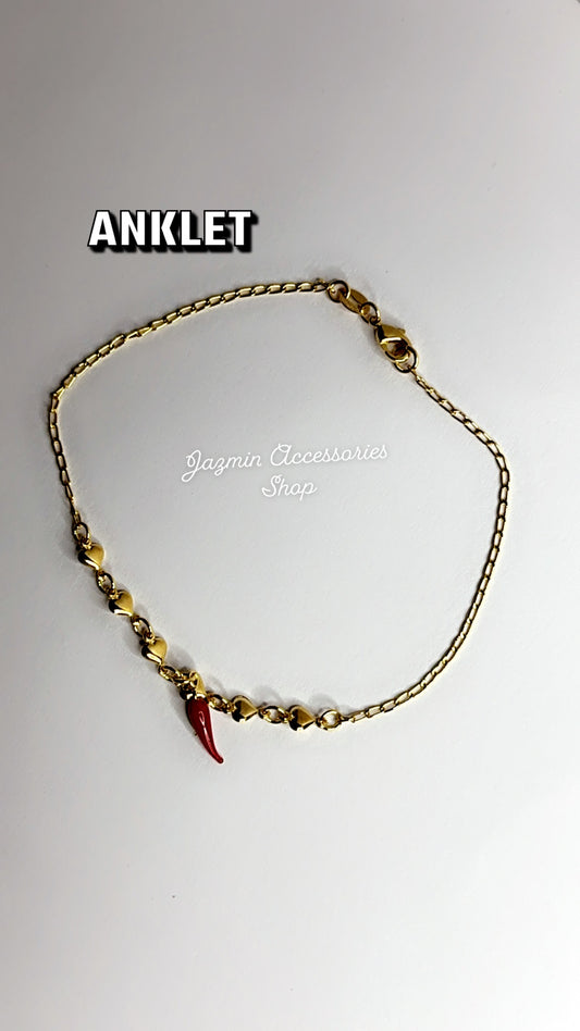 Chilli good luck Anklet