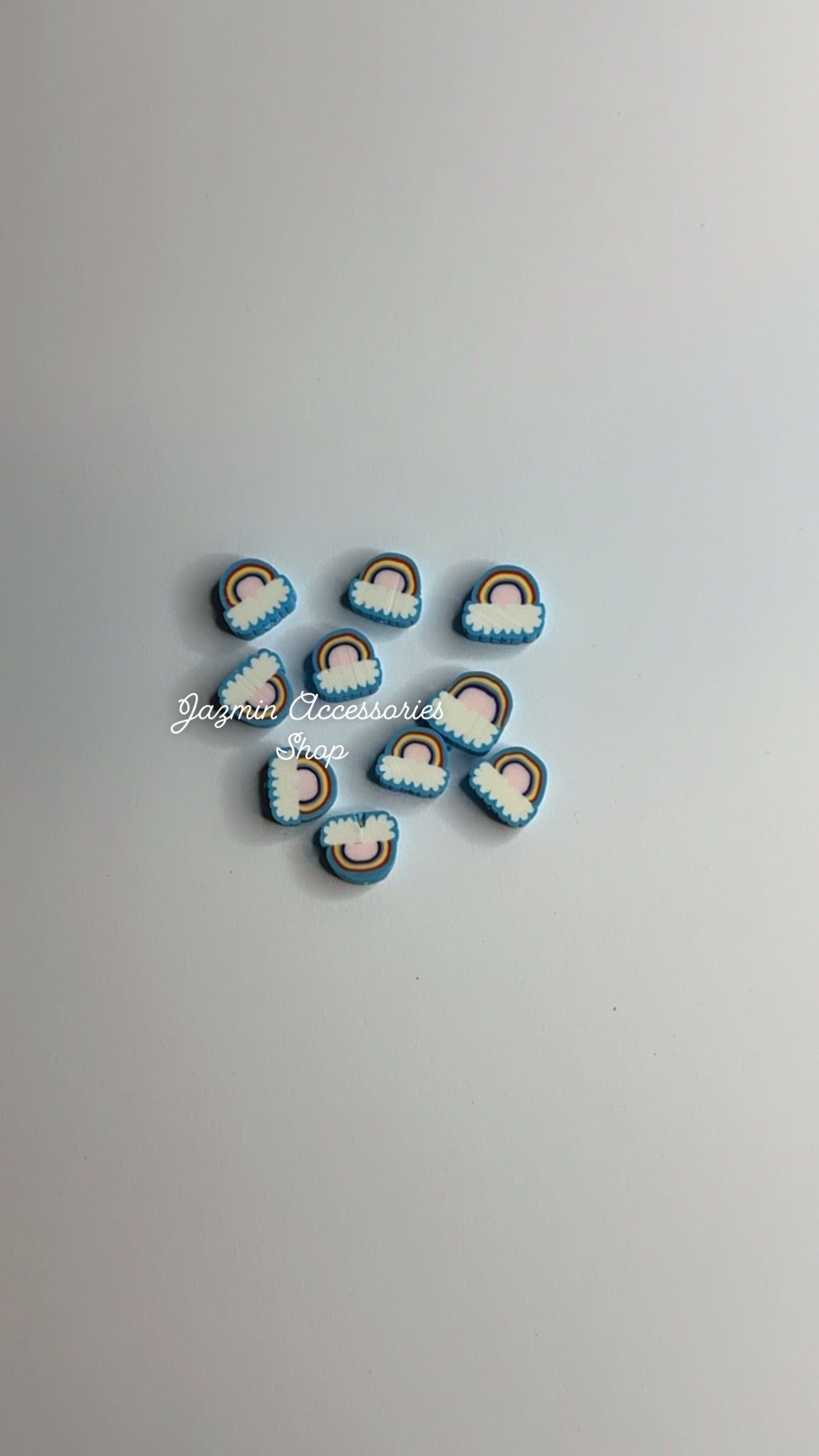 Nubes ☁️ polymer clay 10 pcs.